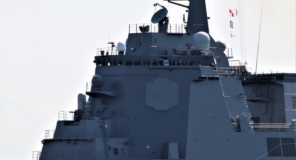 日本第一艘新一代神盾舰服役配96个垂发单元可拦截弹道导弹