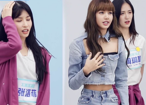 lisa现场讲解舞蹈动作有谁注意虞书欣小动作什么态度