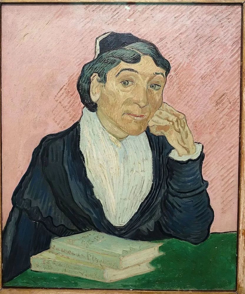 圣雷米,1890年2月,油画,64 x 54 cm,现藏于巴西圣保罗博物馆(给高更的