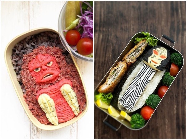 用家常食材重现名画,广岛56岁主妇首创用便当开展览!