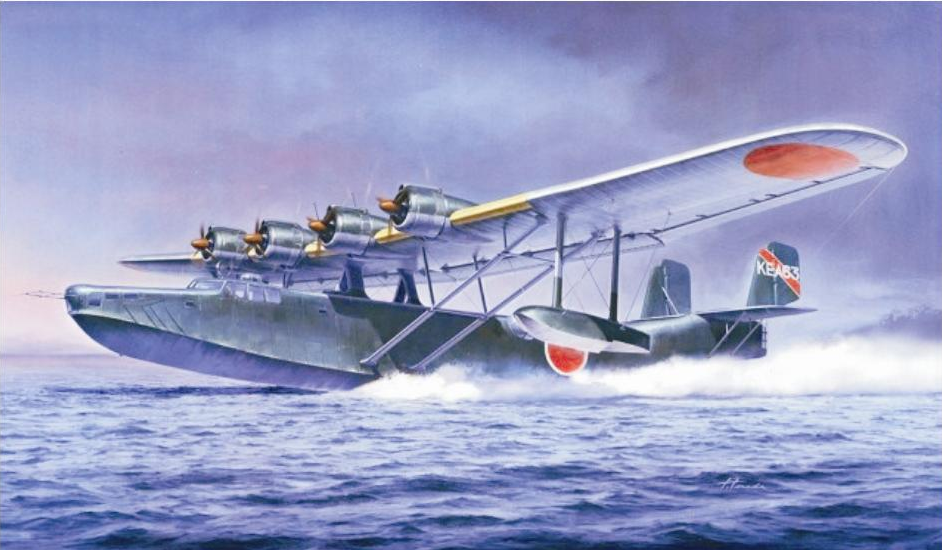 二战日本造数百飞行艇火力凶猛横行太平洋可从本土直飞夏威夷