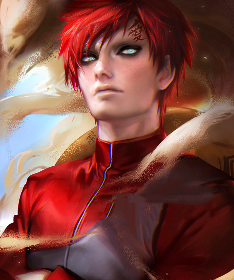 当《火影忍者》遇上"3d画风",我爱罗有些吓人,卡卡西迷倒众人