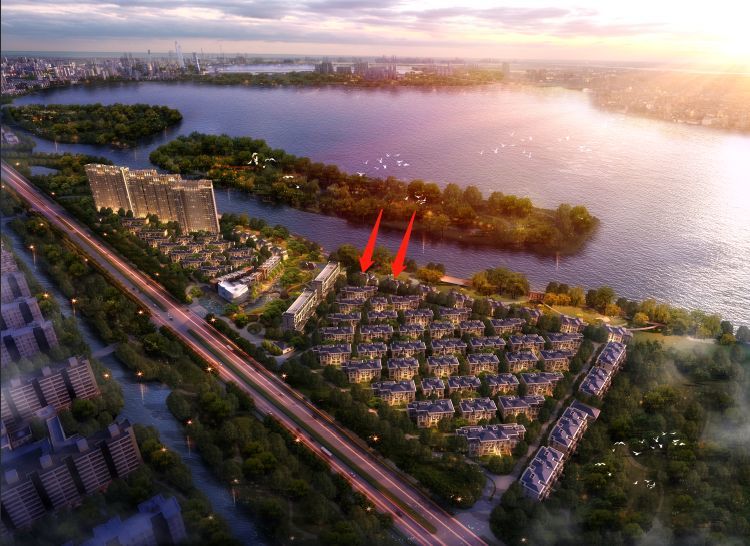 独家苏州双湖板块现房别墅湖景大双拼仅个位数随时卖完