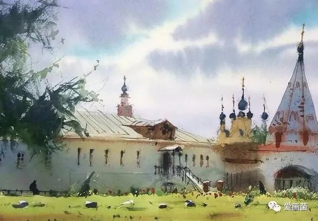 8位俄罗斯水彩画家作品 个个风格独特 异国情怀水彩太美啦