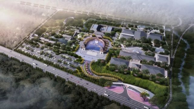 九昱汉水温泉旅游度假区是以勉县天然古温泉为中心展开规划,以汉风