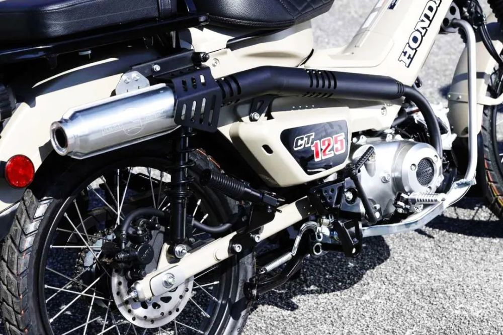 改装先行hondact125猎人幼兽越野弯梁改装版