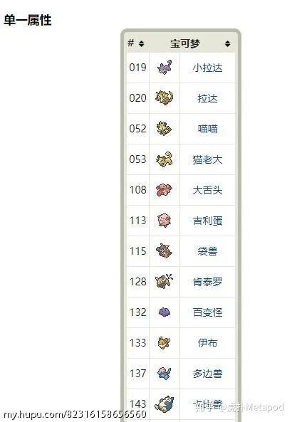 科普宝可梦属性科普系列第一期一般属性篇