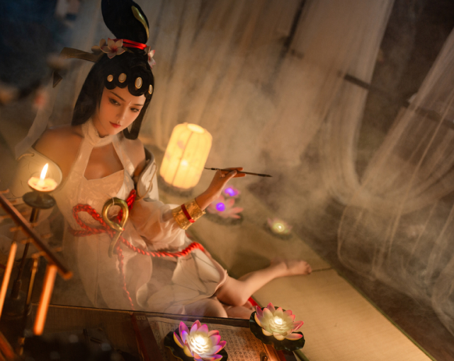 王者荣耀大乔小乔cos,你更喜欢变身前的还是变身后的呢?