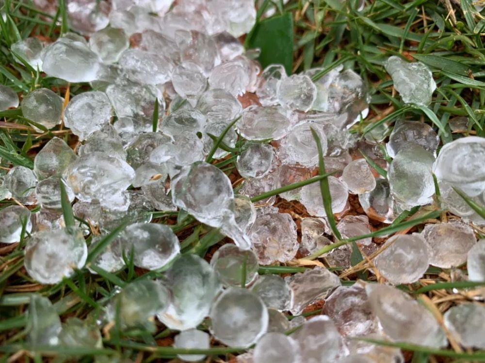 冰雹来袭!文山多地一片白茫茫