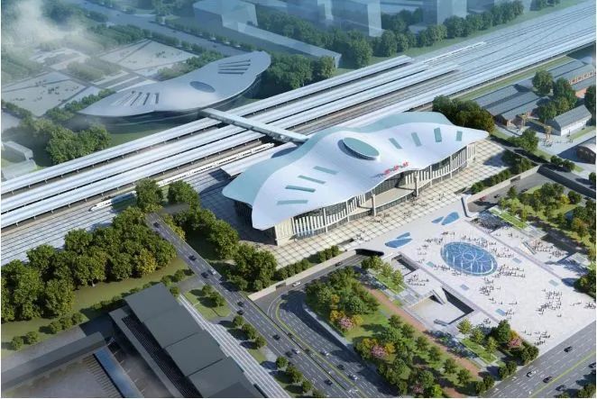 蝴蝶造型,南雄北秀!潍坊站南站房"蓄势待飞"