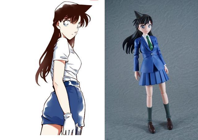 最后是柯南,如今柯南的身高是越来矮了,特别是后期的柯南,有时候只能