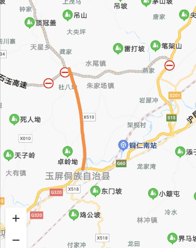 銅仁市各縣新建高速公路和快速路理想規劃圖玉屏和江口最受益