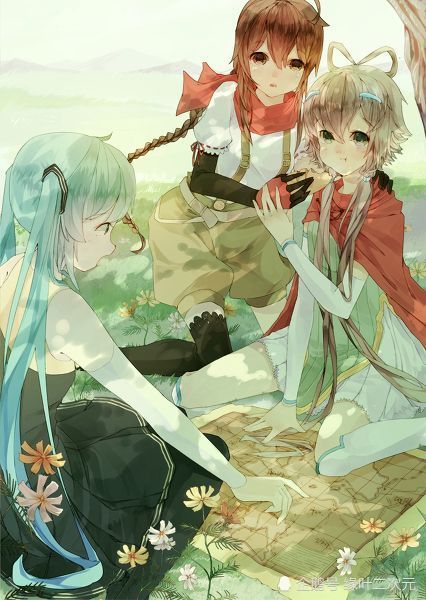 洛天依和初音未来闺蜜动漫头像送上真的很难找