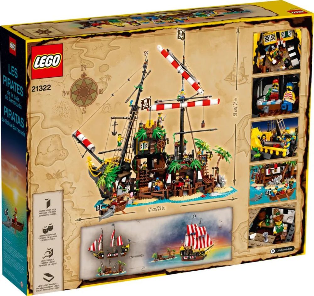 乐高lego Ideas 海盗湾实物测评到了 肿不肿 腾讯新闻