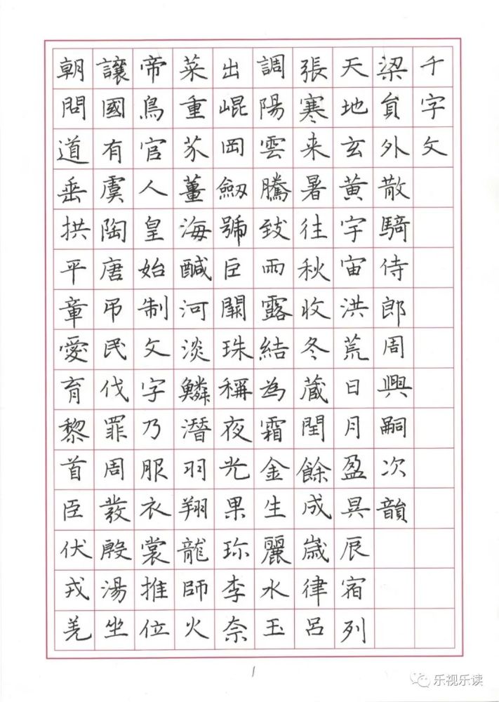 摹赵孟頫千字文笔意 腾讯新闻