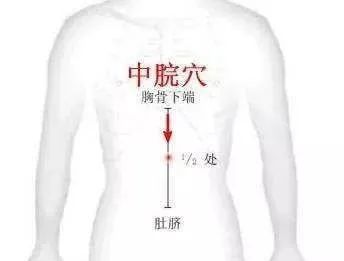 就灸中脘.然后喝丁香,陈皮泡的水,喝几次,就会有很好的效果.