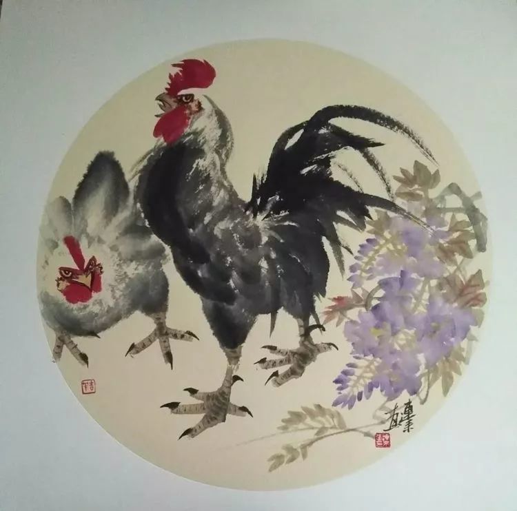 画家张连来战友绘画作品欣赏