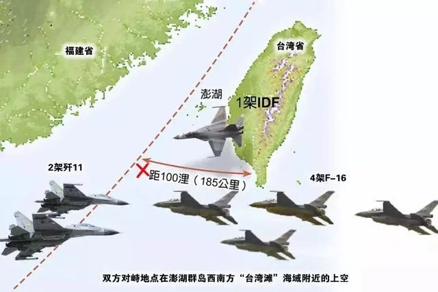 歼11又被f16拦截解放军战机发出示警有一架侦察机来搅局
