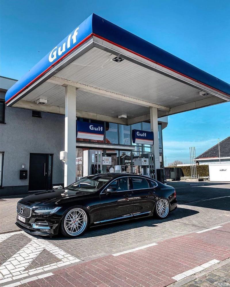 沃尔沃s90改装,气动走一波,让轮毂严丝合缝的与叶子板贴合_腾讯新闻