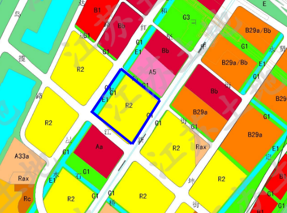 地块四至图江心洲g06地块(建邺区江心洲街道生态科技岛13-034地块)