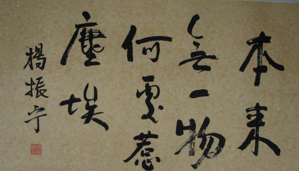 杨振宁书法欣赏,欧楷堪比颜真卿,网友:书法艺术价值达5万!