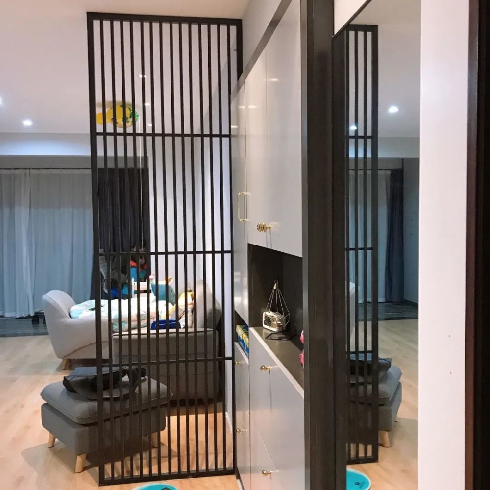 室内木质隔断屏风屏而不封透而不空