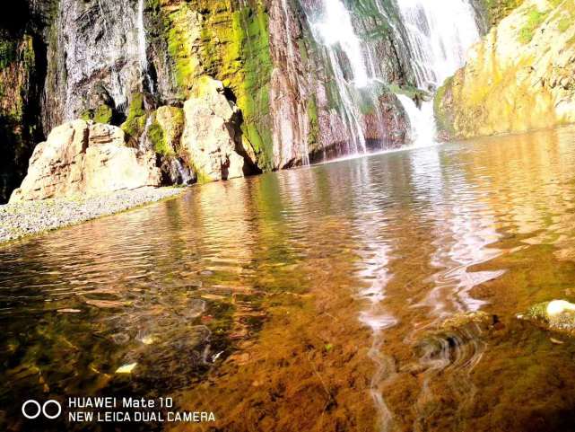 个鲜为人知之地富源县富村居核跌水崖瀑布