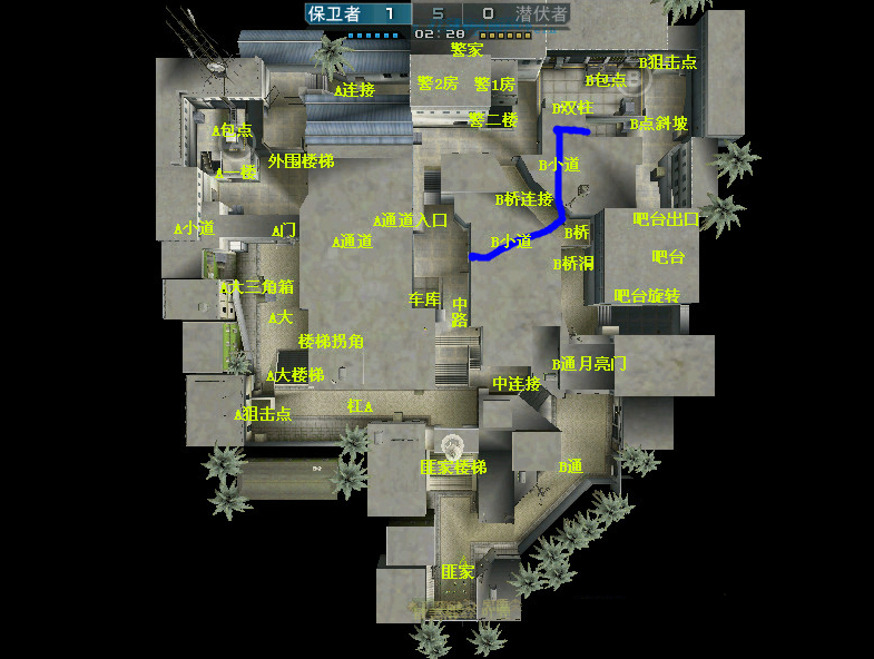 所以这里将会是双方狙击手交战的地方,但是潜伏者一方的狙击手明显要