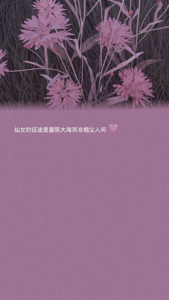 治愈系背景图仙女的征途是星辰大海而非烟尘人间