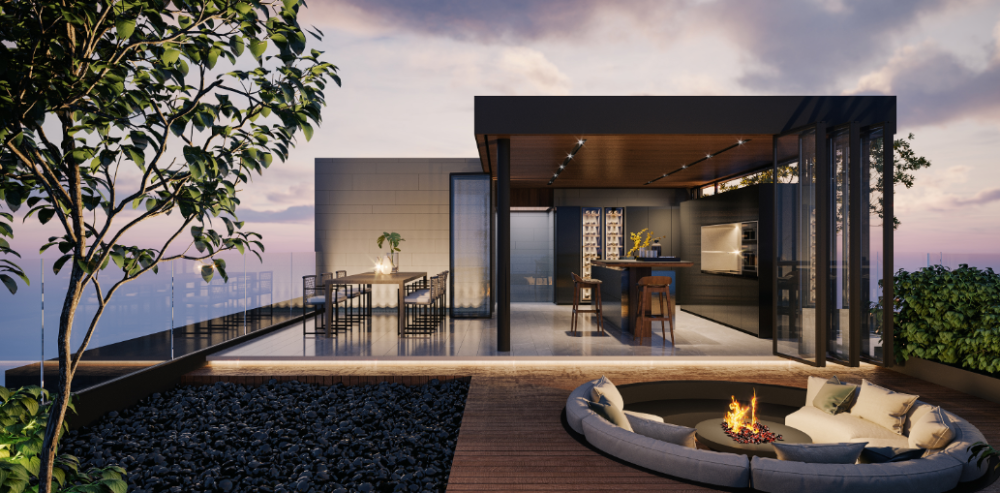 时长29秒 而最让人激动的是,从客厅旁的旋转楼梯上去顶楼后,又是另