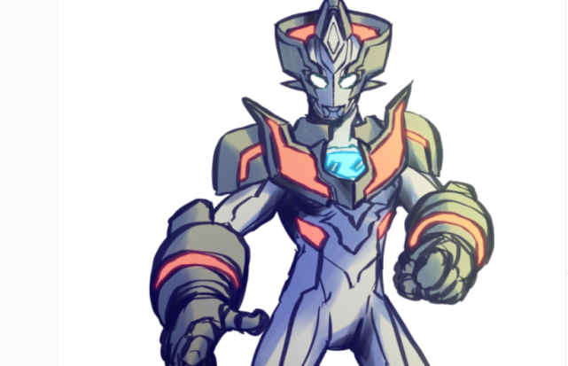 奥特曼黑田老师自制泽塔强化形态魔神z来袭霸气侧漏