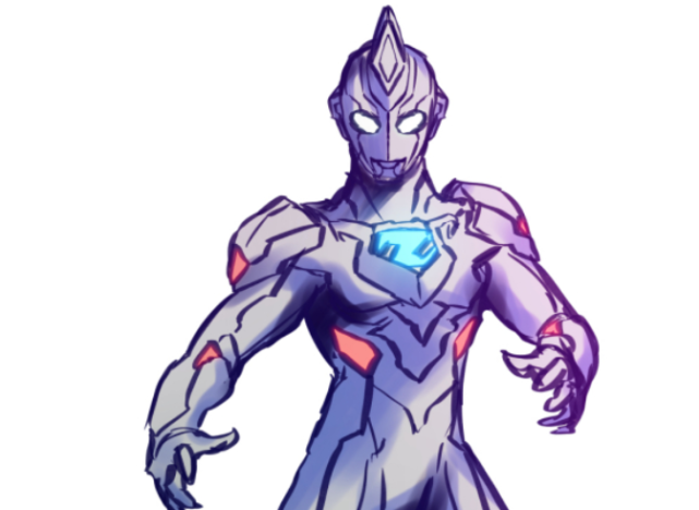 奥特曼黑田老师自制泽塔强化形态魔神z来袭霸气侧漏