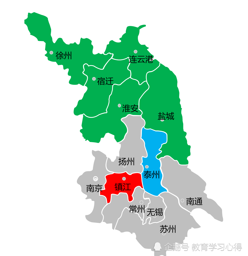 江苏县级市和地级市,哪些是一线城市,哪些是七线城市?