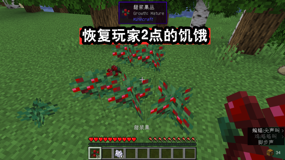 Minecraft甜浆果有七大作用 不仅是吃 最后一个妙招老mc都知道 腾讯新闻