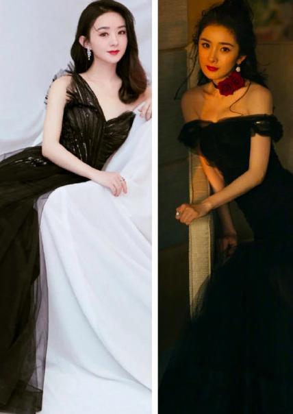 赵丽颖杨幂再同框比美大幂幂素颜不敢认发际线后移沧桑感扑面