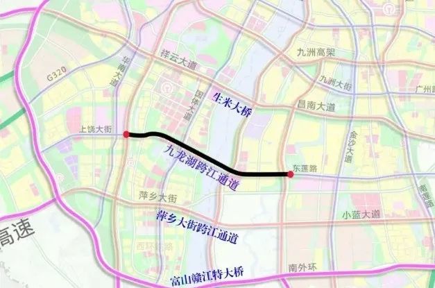南昌县桃新大道规划图图片