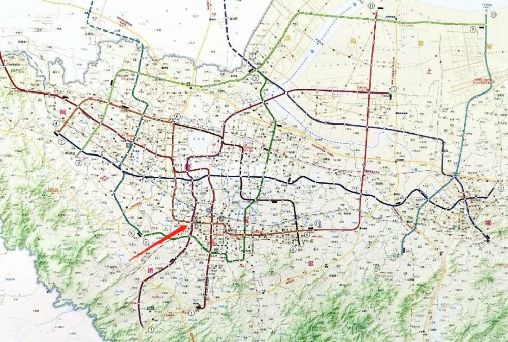 图片源于网络绍兴地铁线路规划图2019年,"城西地王"中海九樾地块楼面