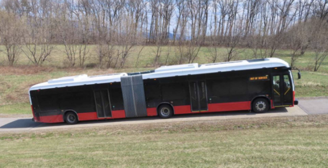 续航里程320km比亚迪k11m电动客车通过测试