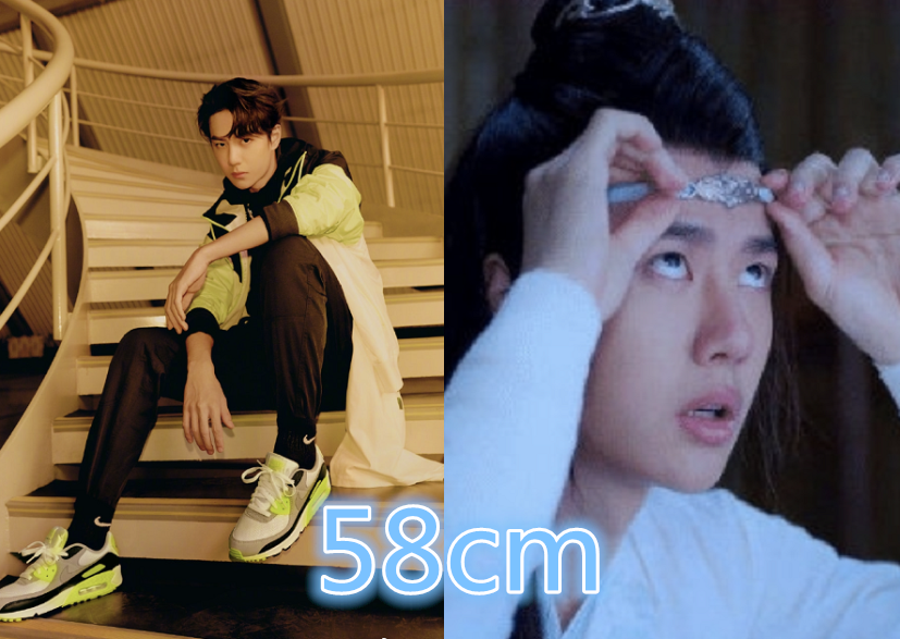 有种差距叫明星头围关晓彤53王一博58看到baby别闹了