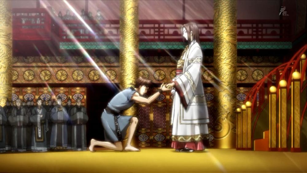 信与嬴政大殿相会 攻魏之战论功行赏 历史性画面 腾讯新闻