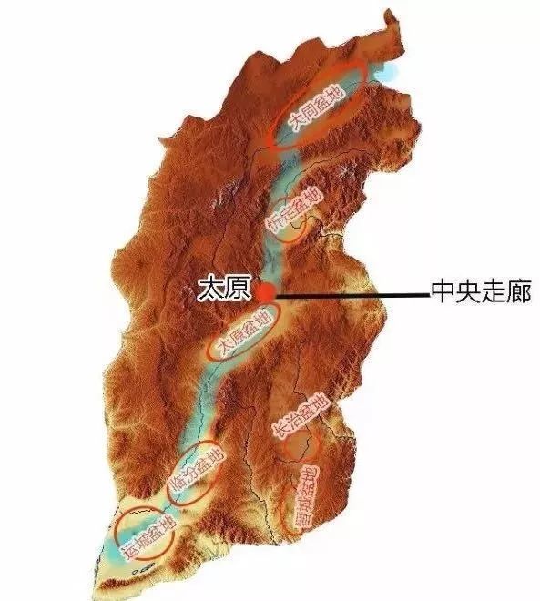 串珠状的盆地或者较多字形的断陷盆地,在地质学上也称之为汾渭断陷