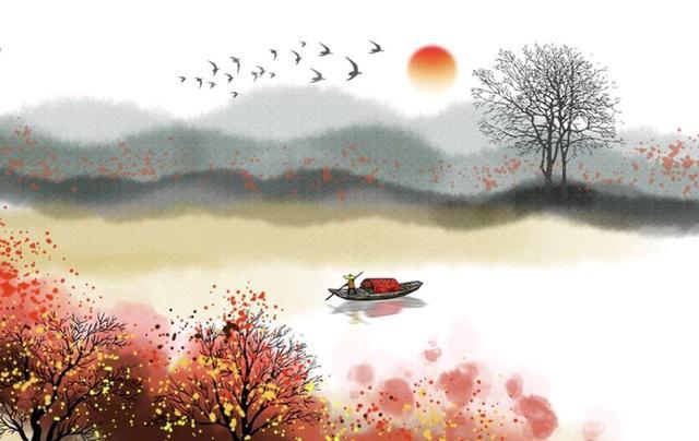 王维一首有名的山水诗 景色壮美 宛如一巨幅山水画 腾讯新闻