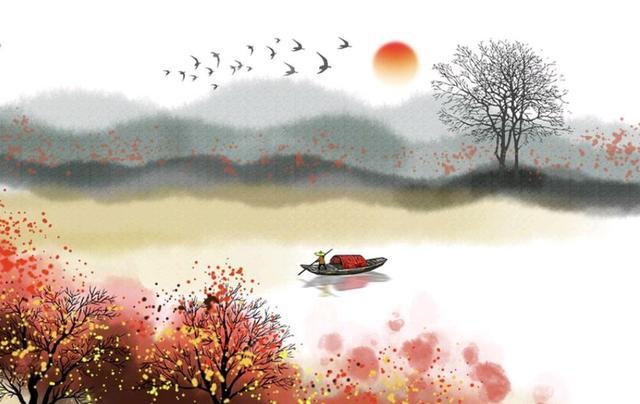 王维一首有名的山水诗 景色壮美 宛如一巨幅山水画 腾讯新闻