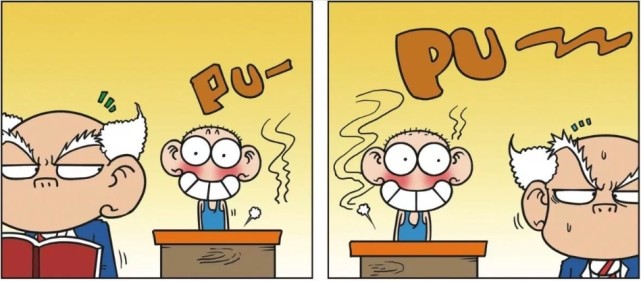 爆笑校园:呆头总是放屁,刘姥姥就专门为他定制了一把凳子