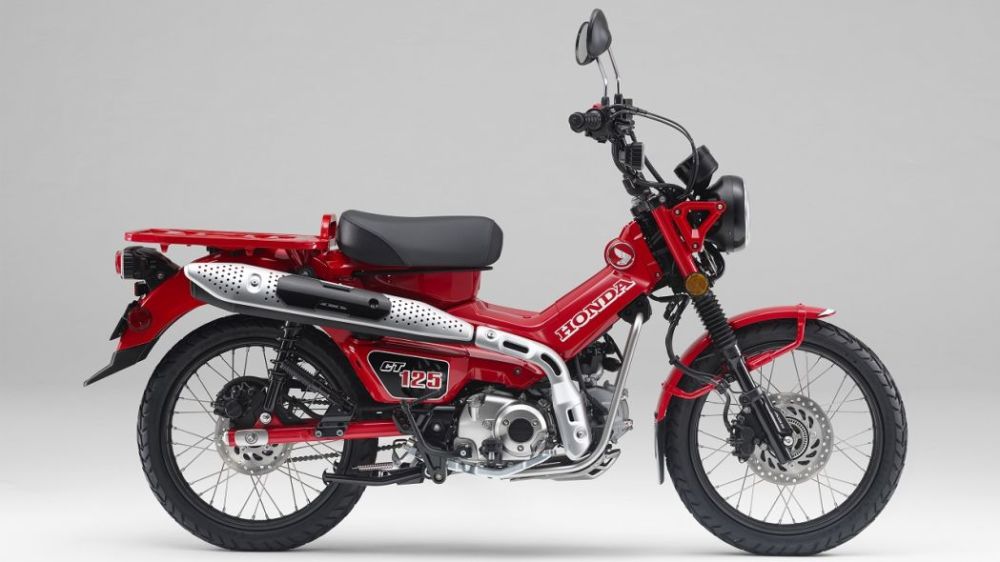 本田hunter cub ct125,搭载四冲程单缸发动机,仅2.8万