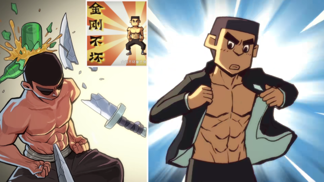 何大春是小鸡岛的一名兼职保镖,从长相上来看就能看出何大春头脑简单