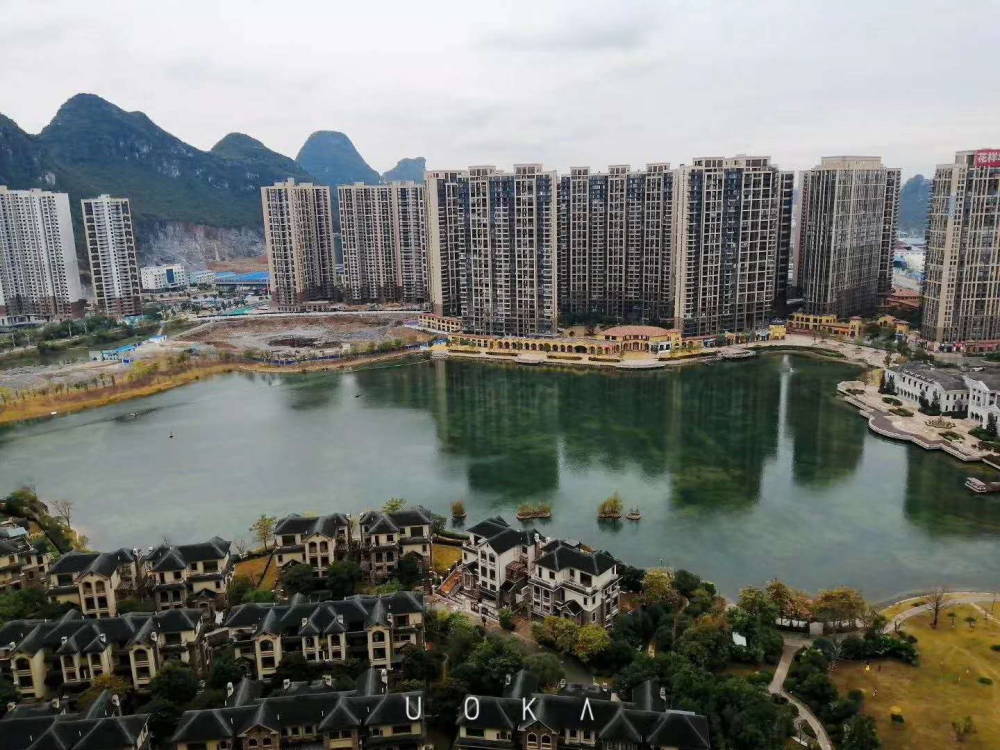 抛开入住率,桂林麓湖国际这里白天晚上都很美