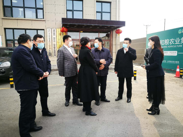 黑龙江省粮食局党组书记局长于明海到和粮农业有限公司考察调研
