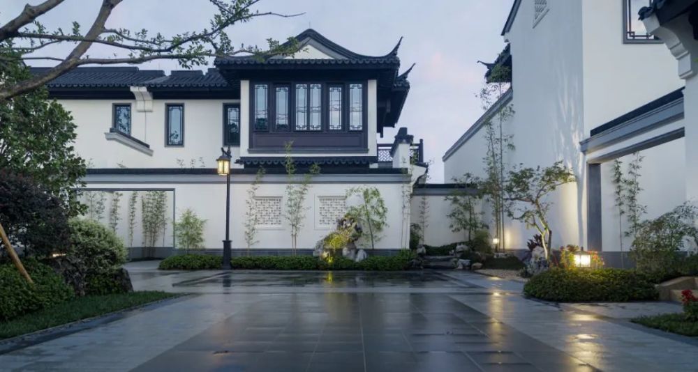 超羡慕!蓝城造的新农居,中国风宋氏院子山水画般美好