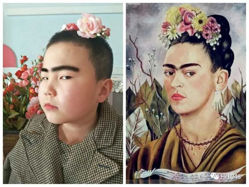 哈哈哈要火兰州小学生这波名画模仿秀简直神了